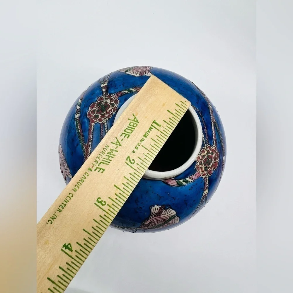 Cobalt Vintage Japanese ginger jar in excellent condition